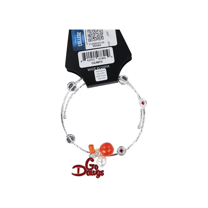 Bracelet Slogan Georgia Bulldogs AST