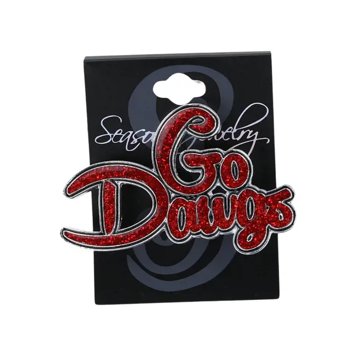 Épingle à slogan des Georgia Bulldogs AST
