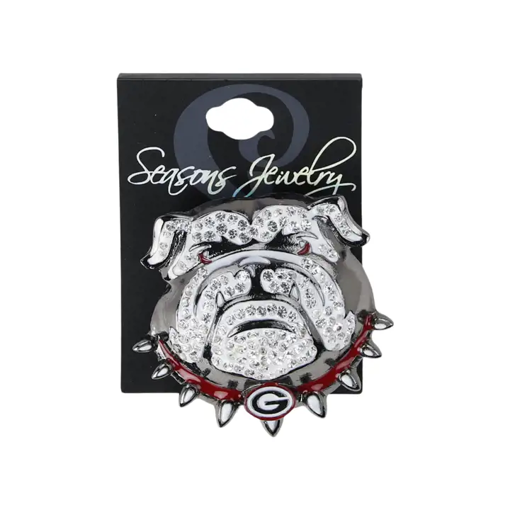 Épingle mascotte cristal Georgia Bulldogs AST