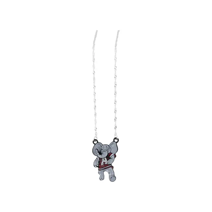 Collier mascotte en cristal des Crimson Tide de l'Alabama AST