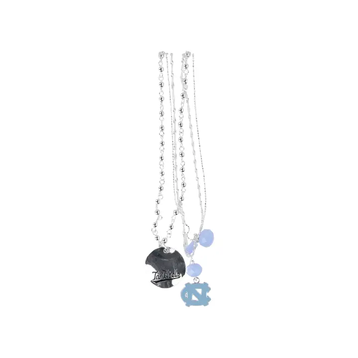Ensemble de colliers trio North Carolina Tar Heels AST
