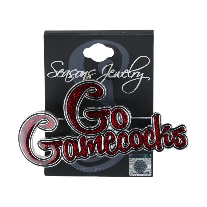 Épingle à slogan des South Carolina Gamecocks AST