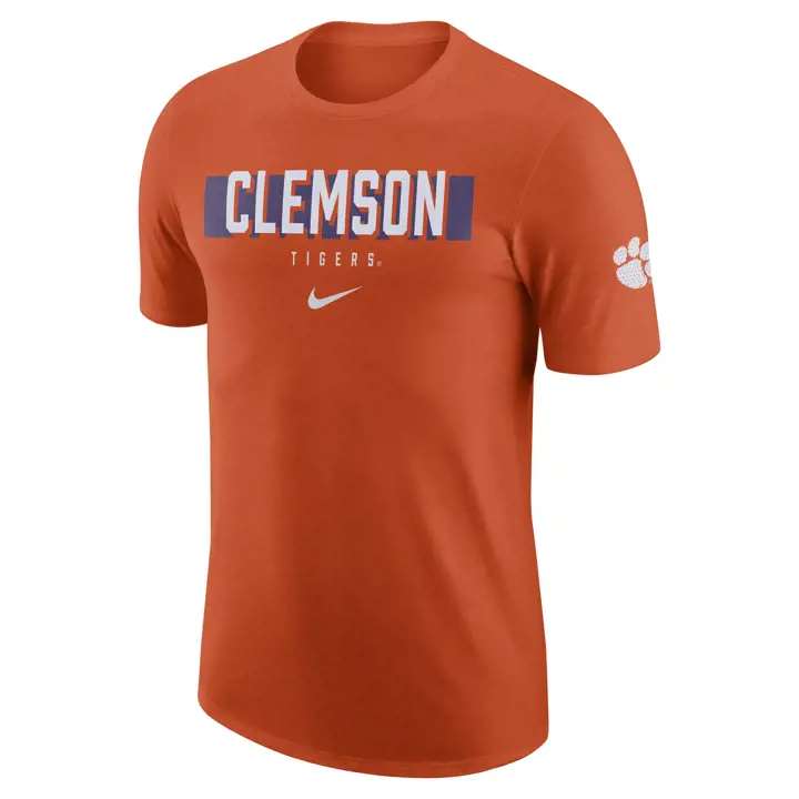 Clemson Tigers MESH M NK SS CTN GAMETIME CREW org