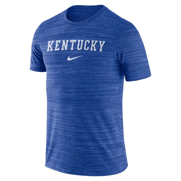 Kentucky Wildcats M NK DF TEAM ISSUE VEL TEE rbl