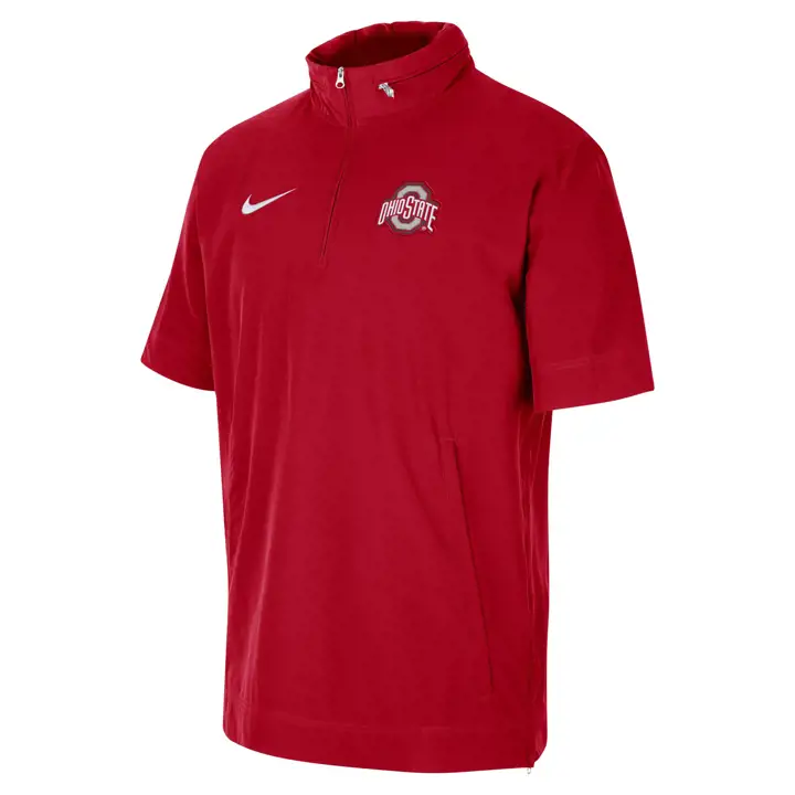 Ohio State Buckeyes   M NK LWT COACH JKT SS W rouge