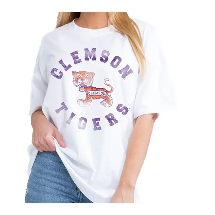 T-shirt NCAA femme Clemson Tigers This Time Around WHT