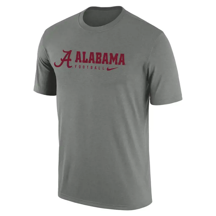 T-shirt Légende Alabama Crimson Tide NCAA Édition Équipe 23 GRIS