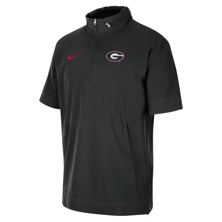 Veste d'entraîneur Georgia Bulldogs NCAA SS 23 BLANC