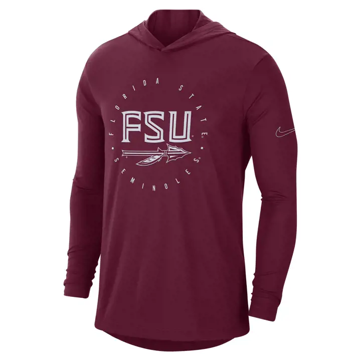 T-shirt à capuche manches longues Florida State Seminoles NCAA DF 23 MAR