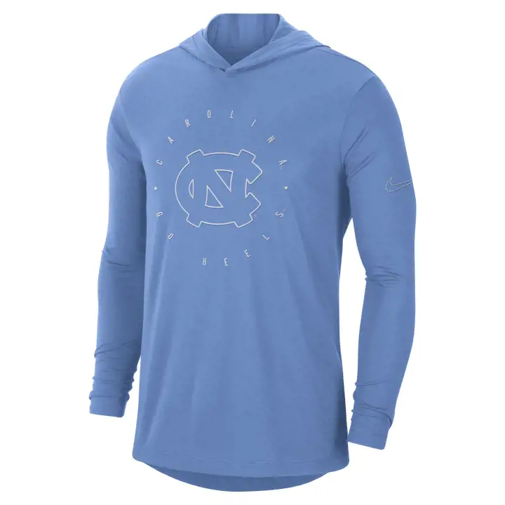 T-shirt à capuchon et manches longues NCAA DF North Carolina Tar Heels 23 LBL