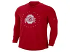 Ohio State Buckeyes Nike NCAA Men's Dri-Fit Hooded Long Sleeve T-Shirt T-Shirts