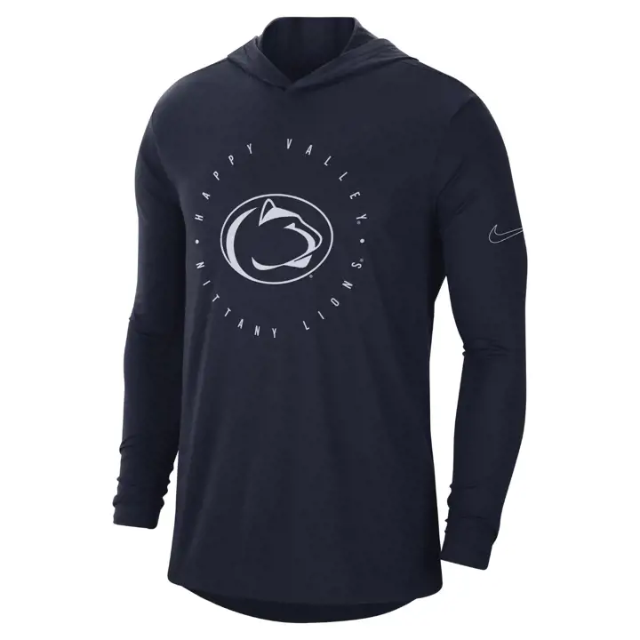 T-shirt à capuchon Penn State Nittany Lions NCAA DF à manches longues 23 MARINE