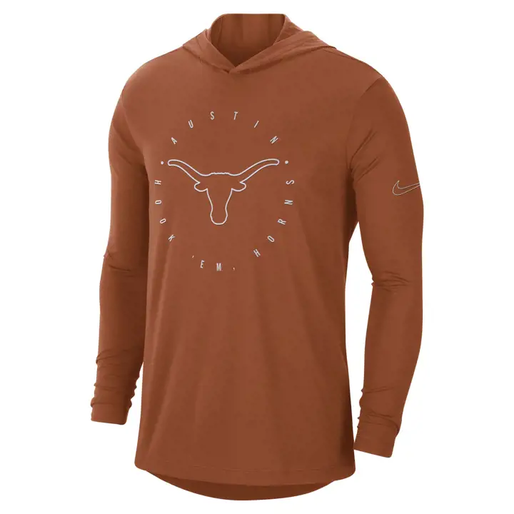 Texas Longhorns NCAA DF Sweat à Capuche Manches Longues 23 TEX ORG