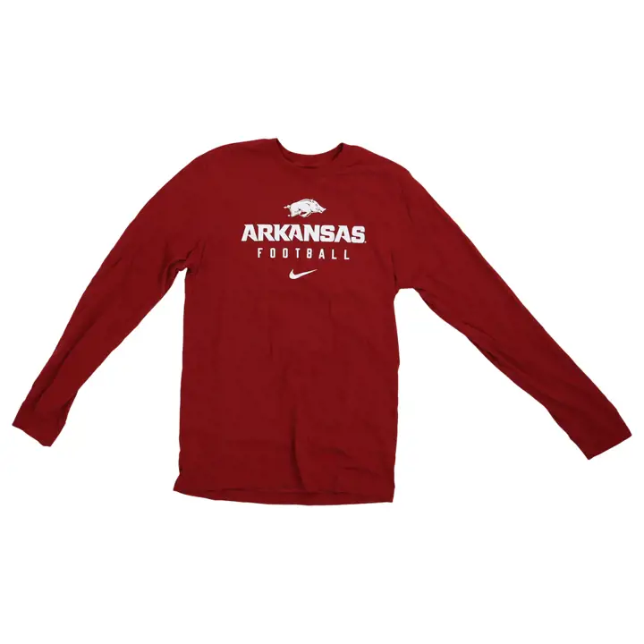T-shirt à manches longues Drifit Team Issue NCAA Arkansas Razorbacks 23 CRI