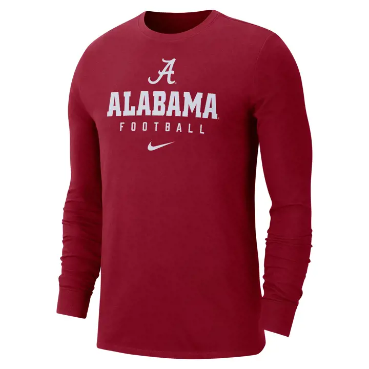 T-shirt manches longues Alabama Crimson Tide NCAA Drifit Team Issue 23 CR