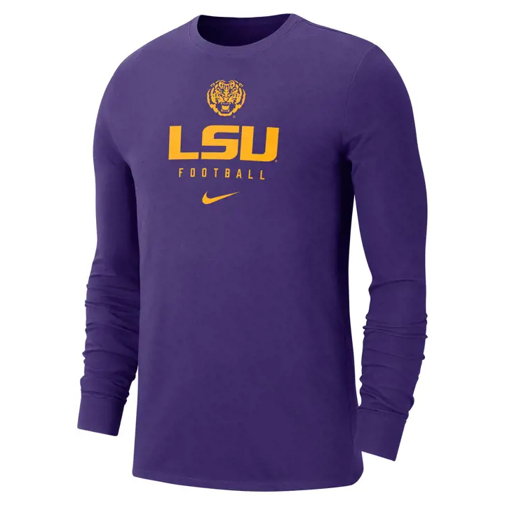 T-shirt LSU NCAA Drifit Team Issue manches longues 23 VIO