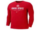 Ohio State Buckeyes Nike NCAA Men's Dri-fit Team Issue Long Sleeve T-Shirt T-Shirts