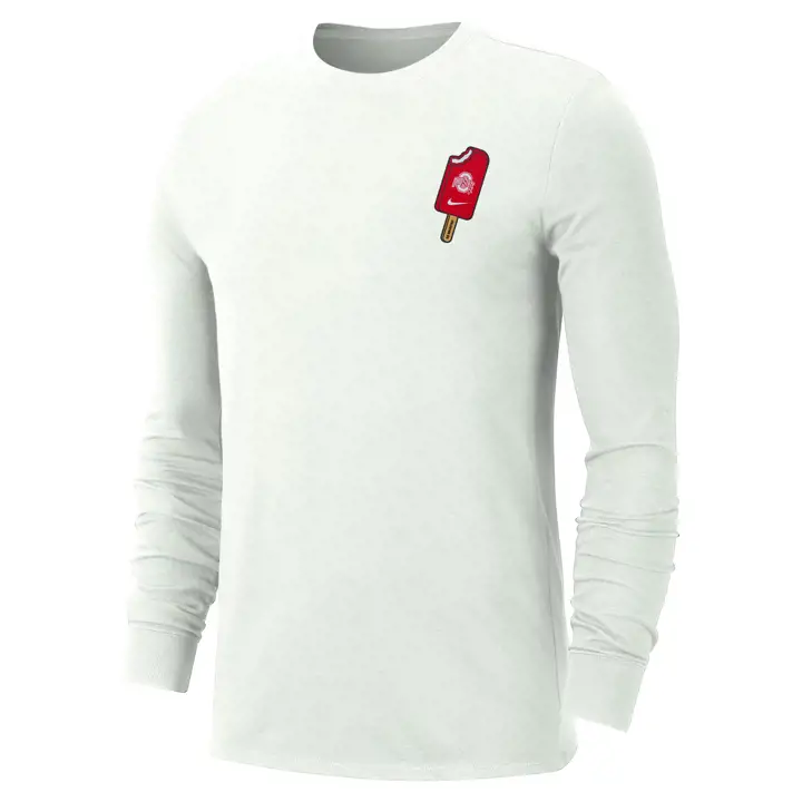 T-shirt manches longues OHIO STATE BUCKEYES NCAA Dortoir 23 CRÈME
