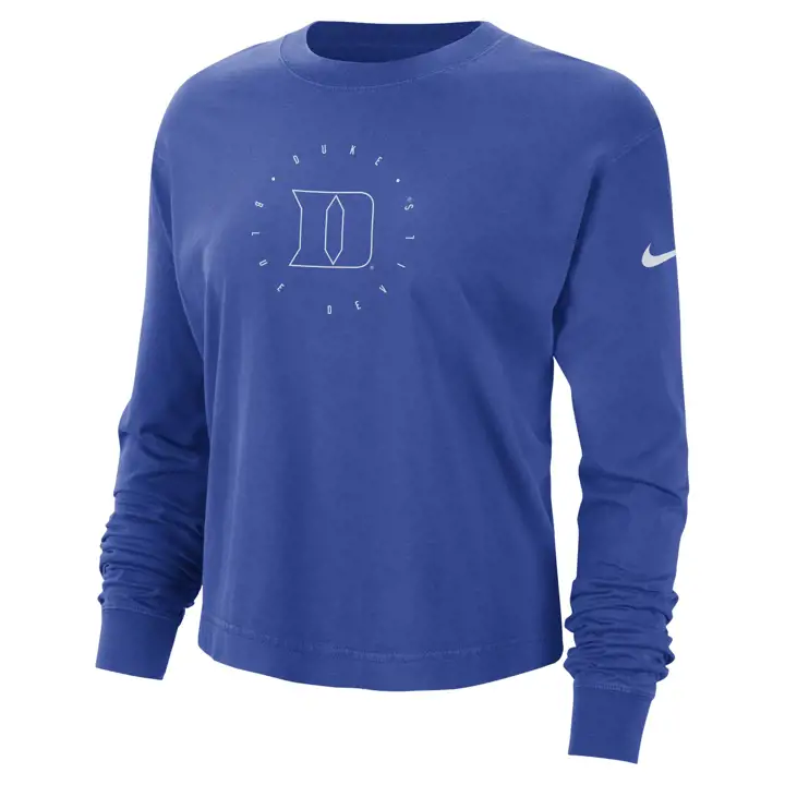 T-shirt court à manches longues DUKE BLUE DEVILS NCAA pour femme 23 RBL