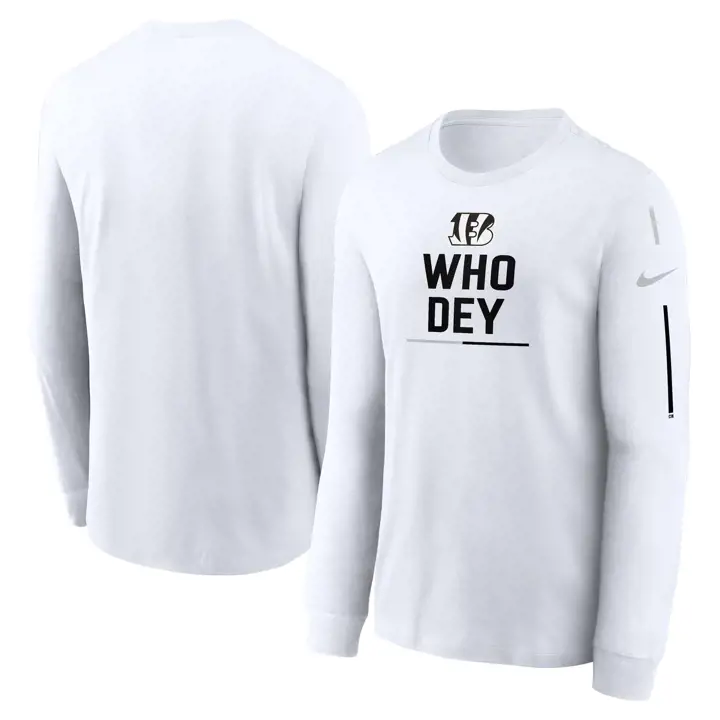 Cincinnati Bengals Bengals White Out T-Shirt Manches Longues 22 BLANC