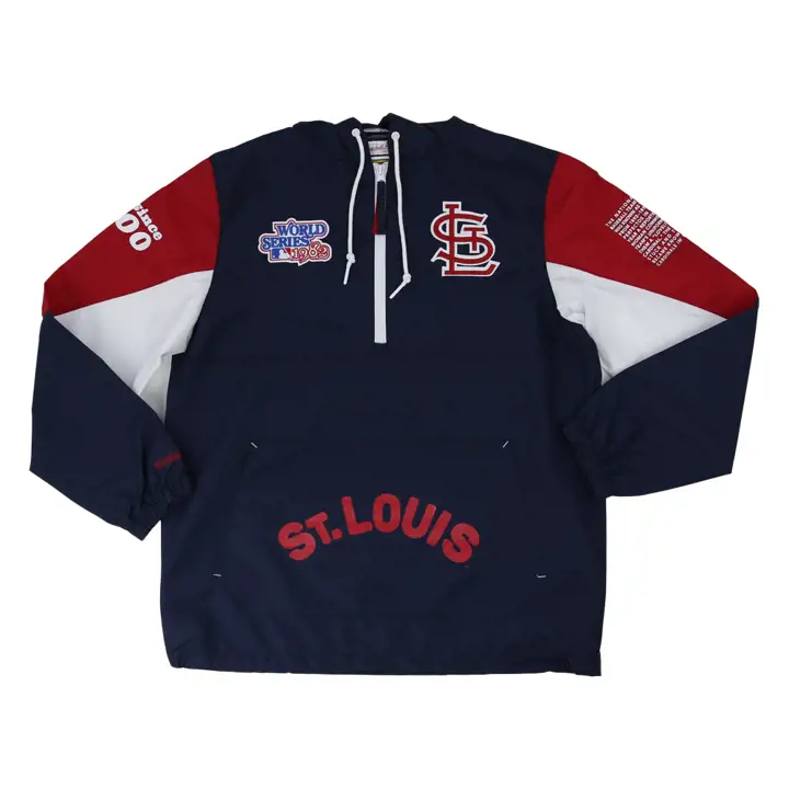 St. Louis Cardinals MLB M&N Sweat à Capuche Team Origins Marine