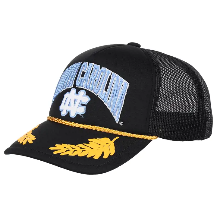 NC Tar Hee NCAA TRUCKER FEUILLE D'OR noir/bleu
