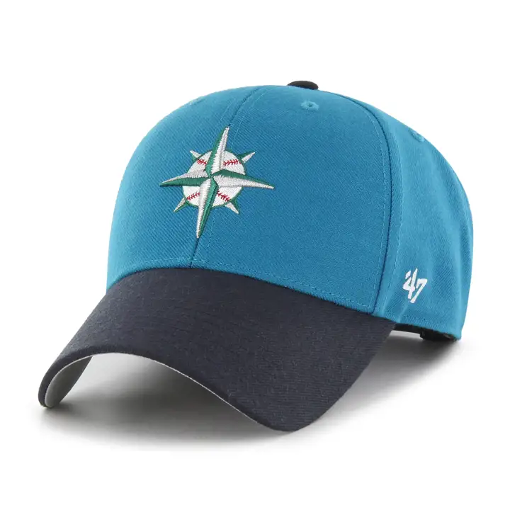 SEATTLE MARINERS MLB 23 Écusson latéral local MVP TEAL COOPERSTOW