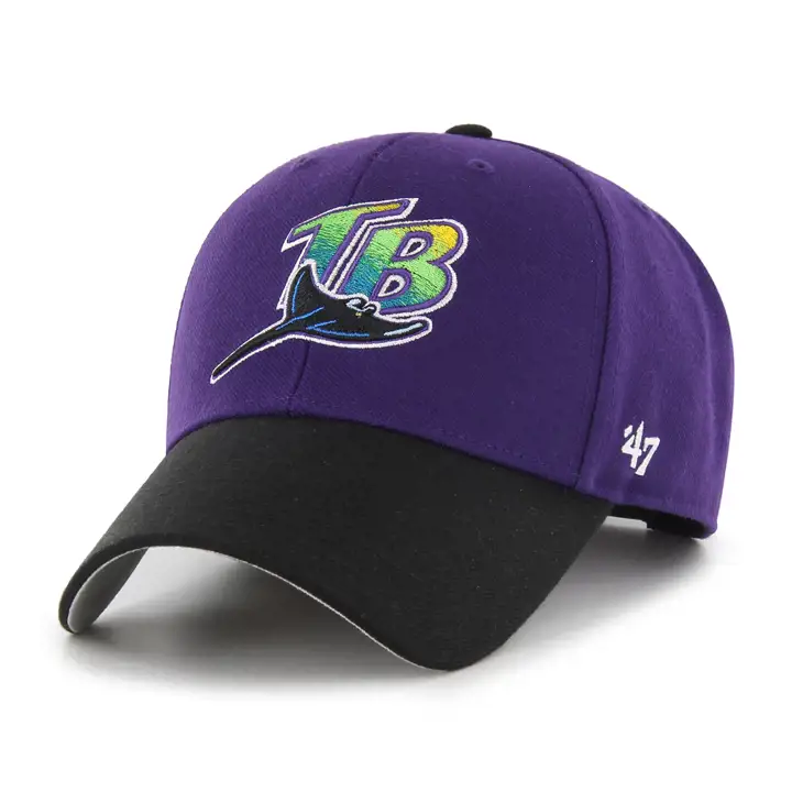 TAMPA BAY RAYS MLB 23 Écusson latéral local MVP PUR COOPERSTOWN