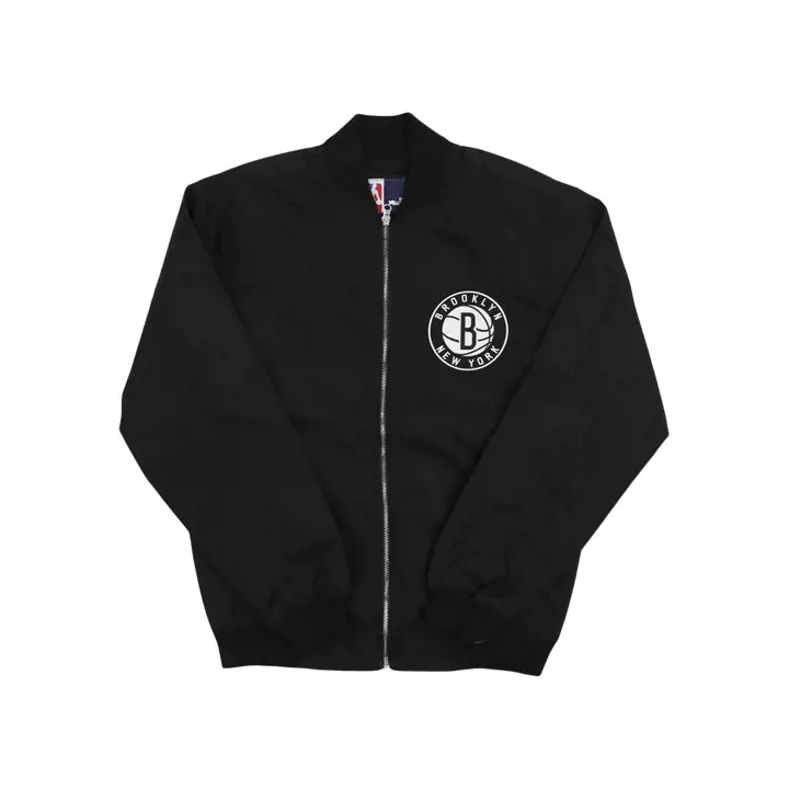 Veste aviateur Brooklyn Nets NBA pour femme 22 NOI/NOI