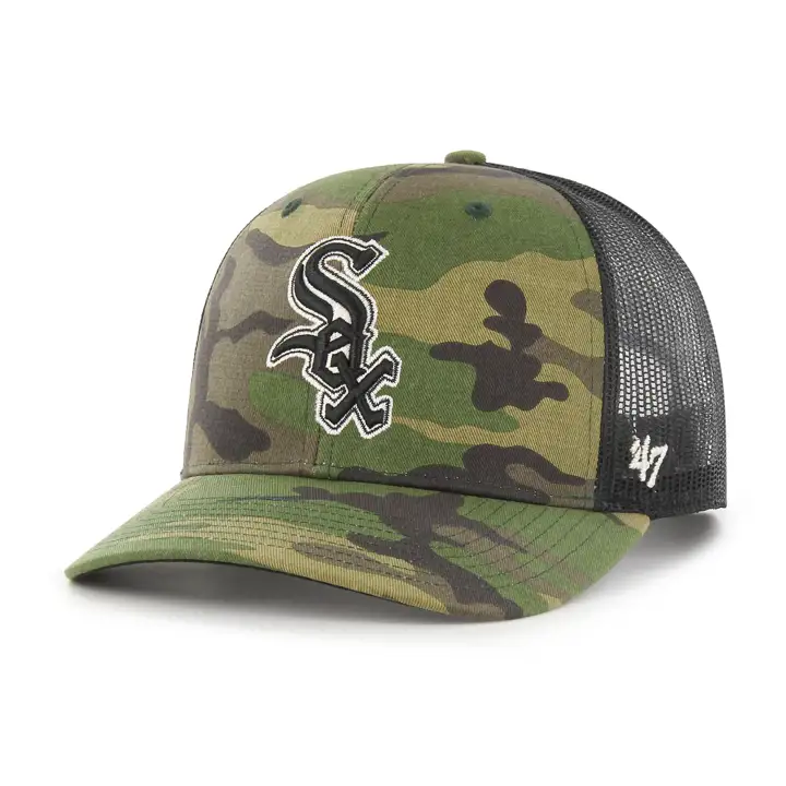 CASQUETTE TRUCKER CAMOUFLAGE/NOIR CHICAGO WHITE SOX MLB