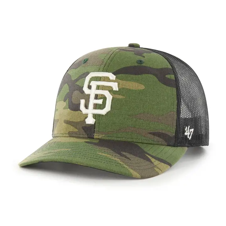 SAN FRANCISCO GIANTS MLB Casquette Trucker Camo CAMO/NOIR