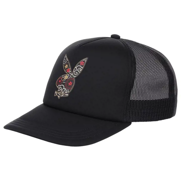Casquette filet Playboy YOTR mousse NOIR/MAR