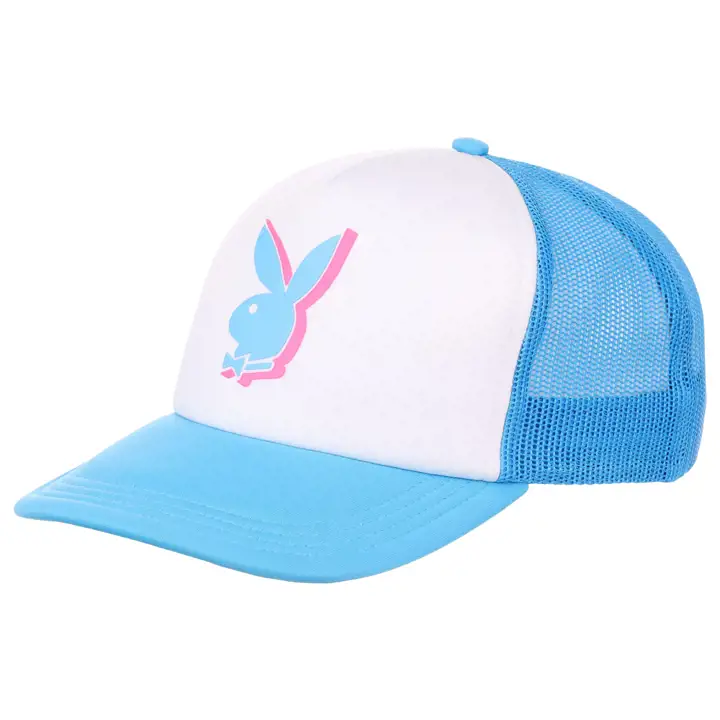 PLAYBOY VICE Casquette Trucker en mousse bleu/Ast