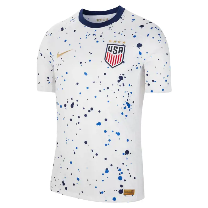 Maillot domicile Équipe nationale de football des États-Unis 23 Blanc