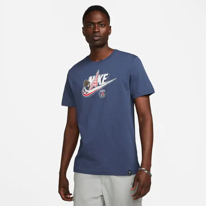 T-shirt Futura bleu marine du club Paris Saint-Germain