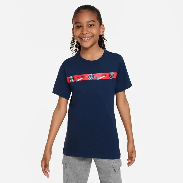 T-shirt marine pour enfant Paris Saint-Germain Club Team