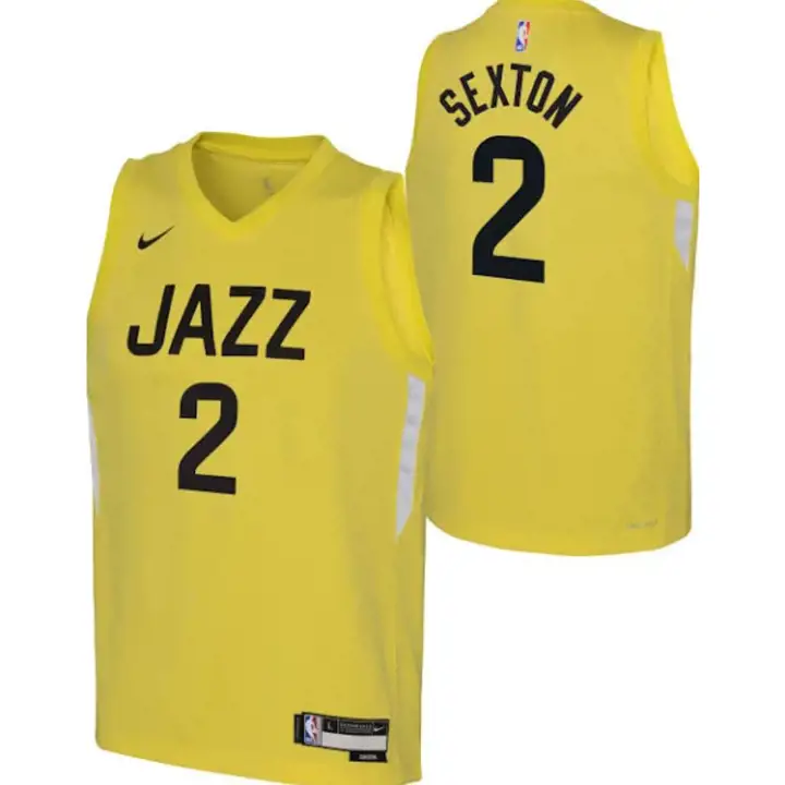 Maillot Swingman Youth Icon NBA des Utah Jazz - Collin Sexton - Noir