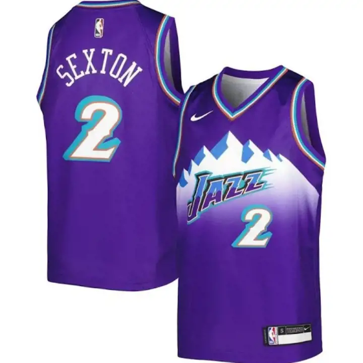 Maillot Swingman NBA Youth HWC Utah Jazz Collin Sexton VIOLET