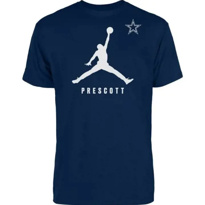 T-shirt Jordan D4K 22 Lockup Dallas Cowboys Marine