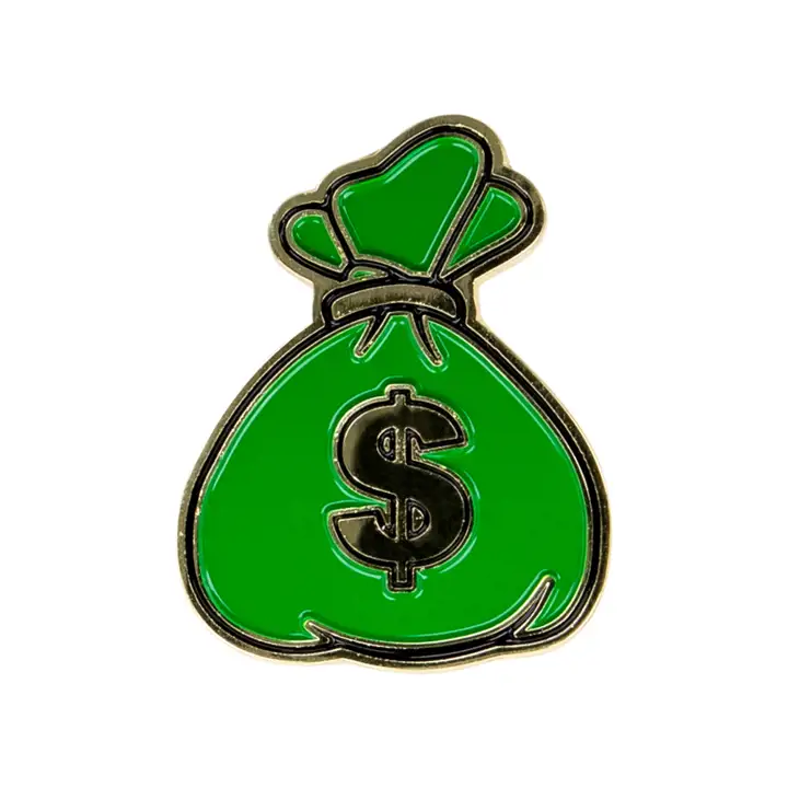Épingle de sac d'argent