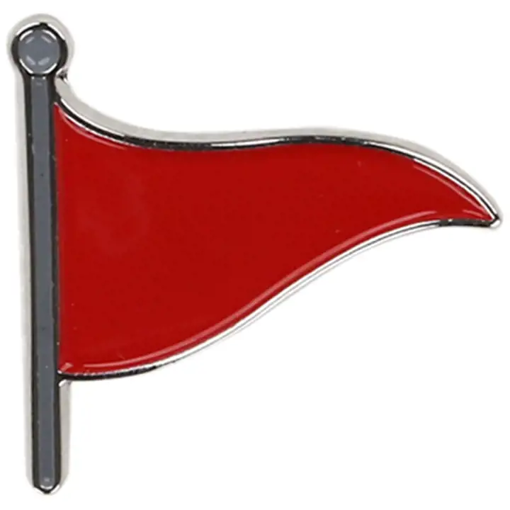 Épingle de drapeau rouge