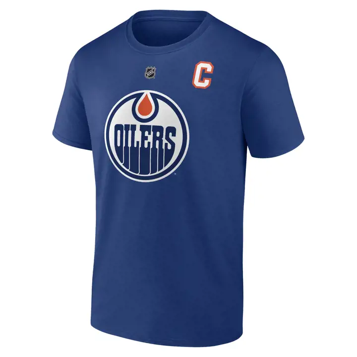 T-shirt Authentique LNH Edmonton Oilers Stack N&N Connor McDav