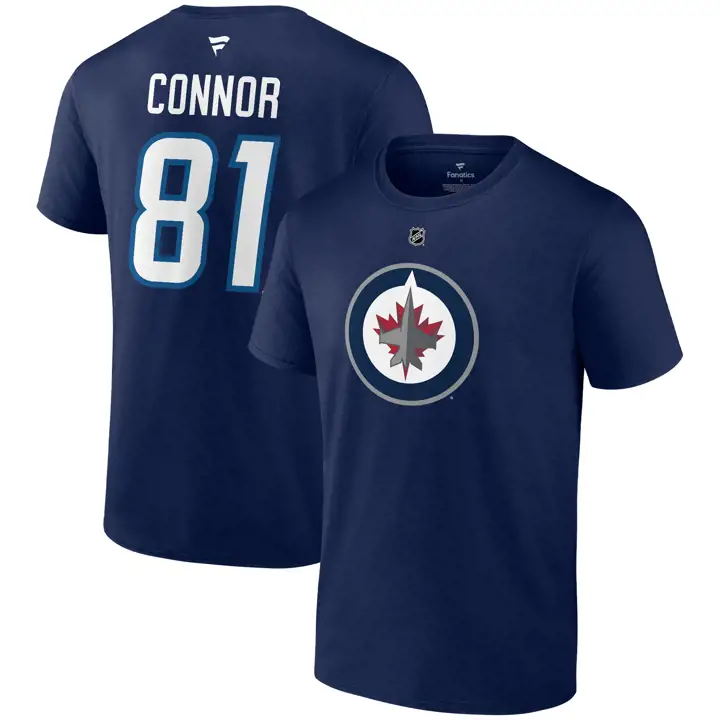 T-shirt N&N authentique des Jets de Winnipeg de la LNH Kyle Connor