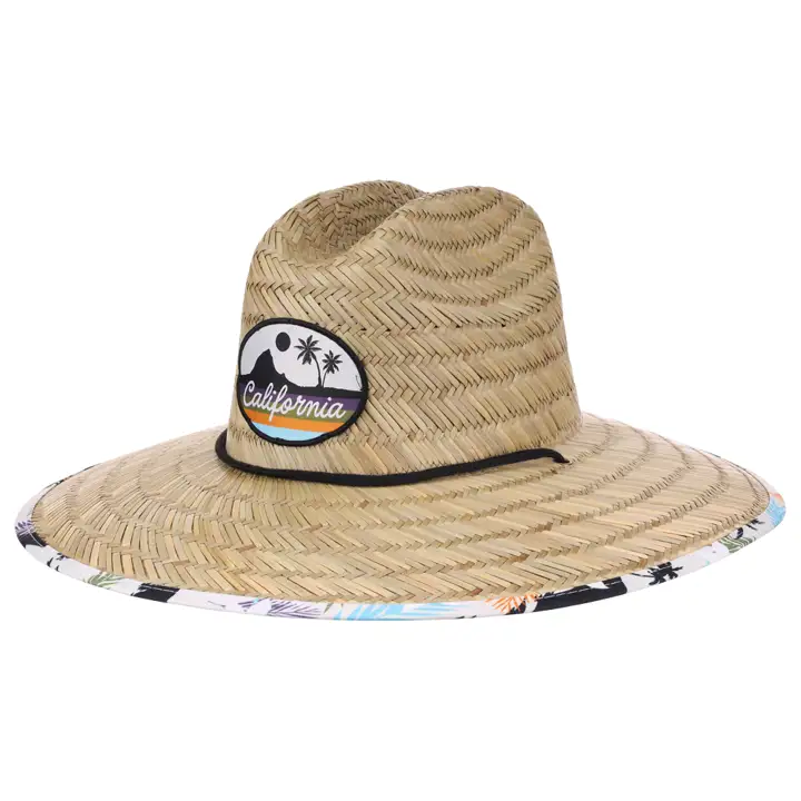Chapeau de paille CALIFORNIA Retro Cruiser naturel