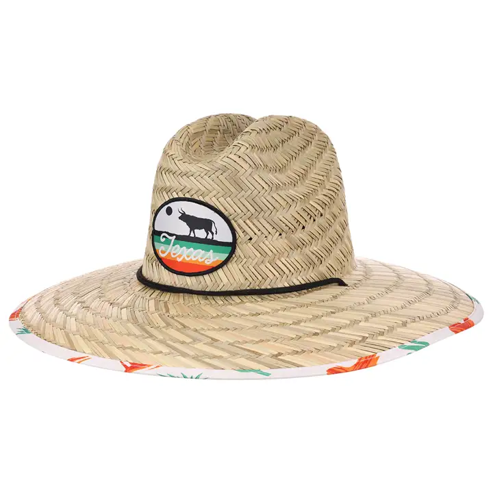 TEXAS Retro Cruiser Straw Hat natural