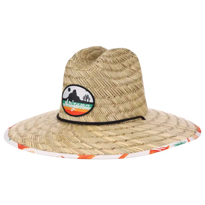 ARIZONA Chapeau de paille rétro Cruiser couleur naturelle