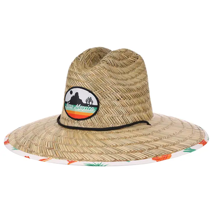 Nouveau Mexique - Chapeau de paille rétro "Cruiser" naturel
