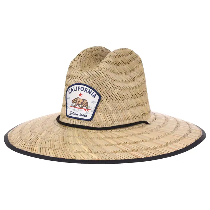 Chapeau de paille croisière Californie naturel
