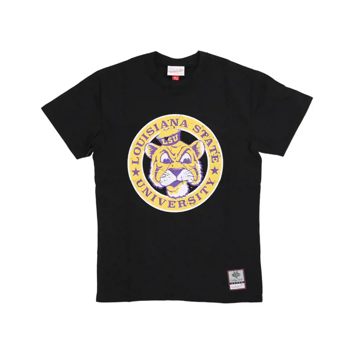 T-shirt en coton flammé légendaire L.S.U. NCAA 23