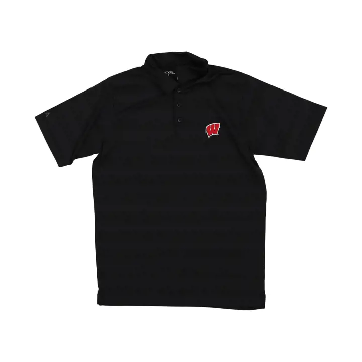 Wisconsin Badgers NCAA Polo boussole noir
